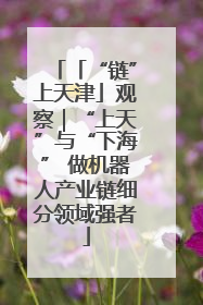 「“链”上天津」观察｜“上天”与“下海” 做机器人产业链细分领域强者
