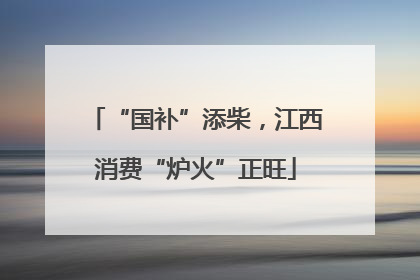 “国补”添柴，江西消费“炉火”正旺