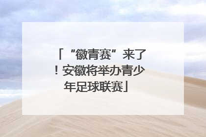 “徽青赛”来了！安徽将举办青少年足球联赛