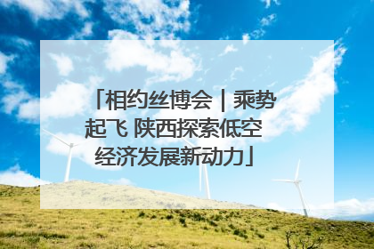 相约丝博会｜乘势起飞 陕西探索低空经济发展新动力