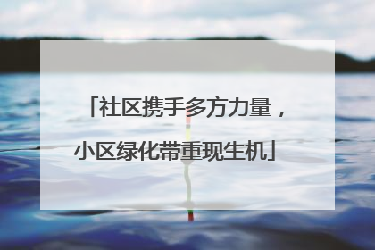 社区携手多方力量，小区绿化带重现生机