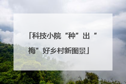 科技小院“种”出“梅”好乡村新图景