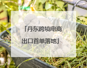 丹东跨境电商出口首单落地