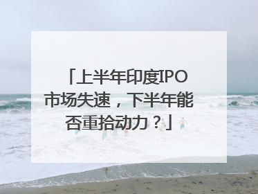 上半年印度IPO市场失速，下半年能否重拾动力？
