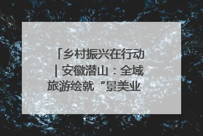 乡村振兴在行动｜安徽潜山：全域旅游绘就“景美业兴民富”新画卷