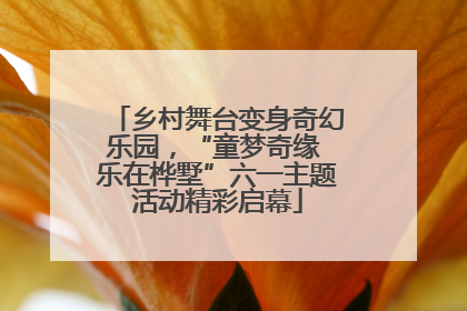 乡村舞台变身奇幻乐园，“童梦奇缘 乐在桦墅”六一主题活动精彩启幕