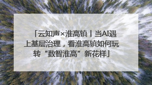 云知声×淮高镇丨当AI遇上基层治理，看淮高镇如何玩转“数智淮高”新花样