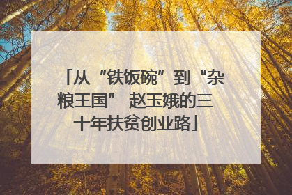 从“铁饭碗”到“杂粮王国” 赵玉娥的三十年扶贫创业路
