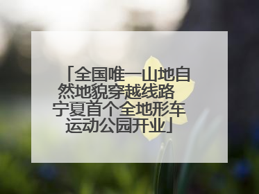 全国唯一山地自然地貌穿越线路 宁夏首个全地形车运动公园开业