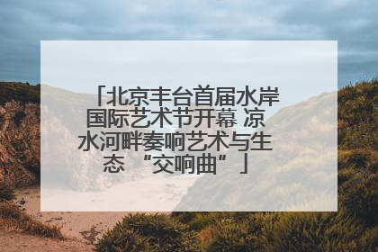 北京丰台首届水岸国际艺术节开幕 凉水河畔奏响艺术与生态 “交响曲”