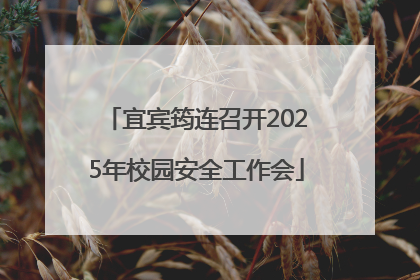 宜宾筠连召开2025年校园安全工作会