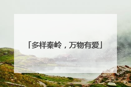 多样秦岭，万物有爱