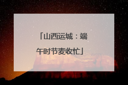 山西运城：端午时节麦收忙