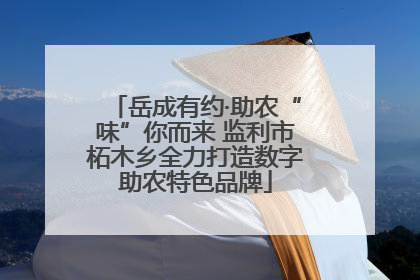 岳成有约·助农“味”你而来 监利市柘木乡全力打造数字助农特色品牌