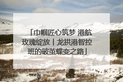 巾帼匠心筑梦 港航玫瑰绽放丨龙拱港智控班的破茧蝶变之路