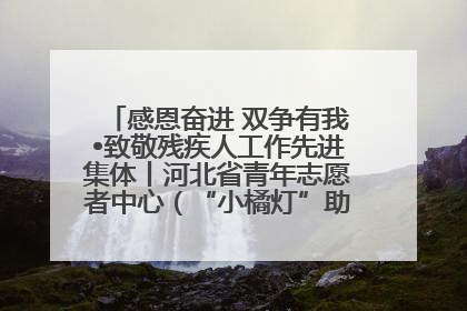 感恩奋进 双争有我•致敬残疾人工作先进集体丨河北省青年志愿者中心（“小橘灯”助残接力计划实施团队）：用温暖陪伴，守护特殊孩子成长