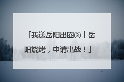 我送岳阳出圈③丨岳阳烧烤，申请出战！