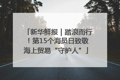 新华鲜报｜踏浪而行！第15个海员日致敬海上贸易“守护人”