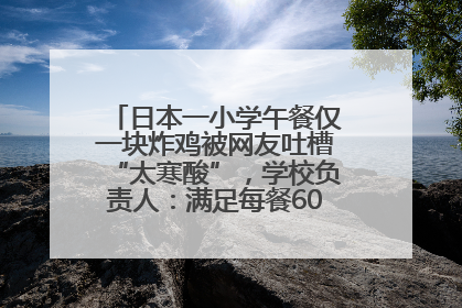 日本一小学午餐仅一块炸鸡被网友吐槽“太寒酸”，学校负责人：满足每餐600千卡的标准