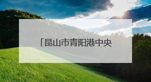 昆山市青阳港中央商务区暨重点片区推介合作发布会举行