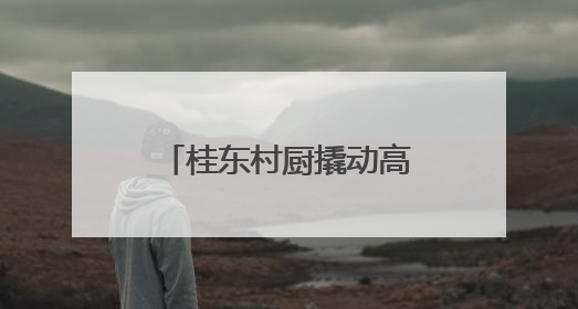 桂东村厨撬动高山蔬菜大市场
