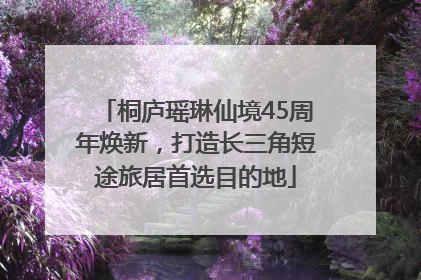 桐庐瑶琳仙境45周年焕新，打造长三角短途旅居首选目的地