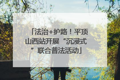 法治+护路！平顶山西站开展“沉浸式”联合普法活动