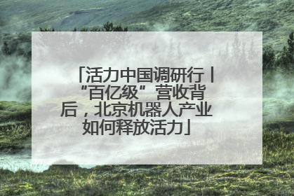活力中国调研行丨 “百亿级”营收背后，北京机器人产业如何释放活力