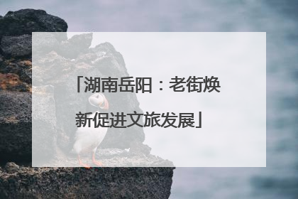 湖南岳阳：老街焕新促进文旅发展