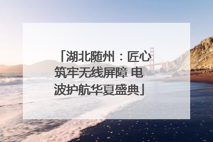 湖北随州：匠心筑牢无线屏障 电波护航华夏盛典