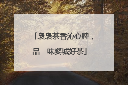 袅袅茶香沁心脾，品一味婺城好茶