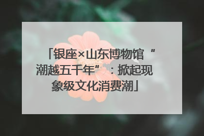 银座×山东博物馆“潮越五千年”：掀起现象级文化消费潮