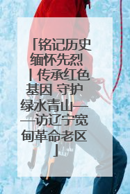 铭记历史 缅怀先烈丨传承红色基因 守护绿水青山——访辽宁宽甸革命老区