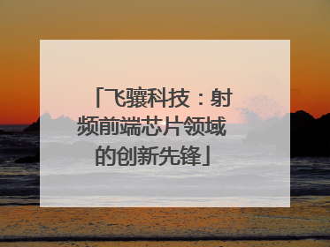 飞骧科技：射频前端芯片领域的创新先锋