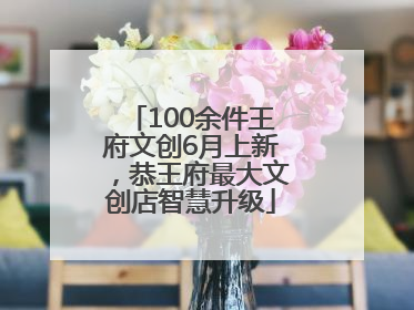 100余件王府文创6月上新，恭王府最大文创店智慧升级