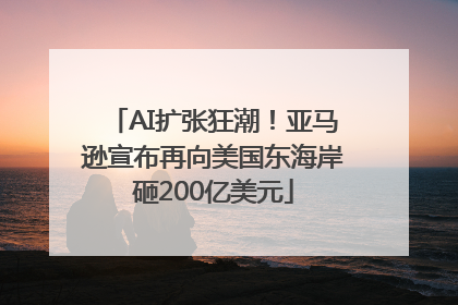 AI扩张狂潮！亚马逊宣布再向美国东海岸砸200亿美元